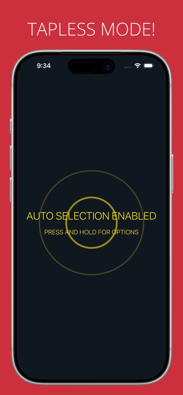 Randomizer in automatic mode, showing new arrows without anyone tapping the screen